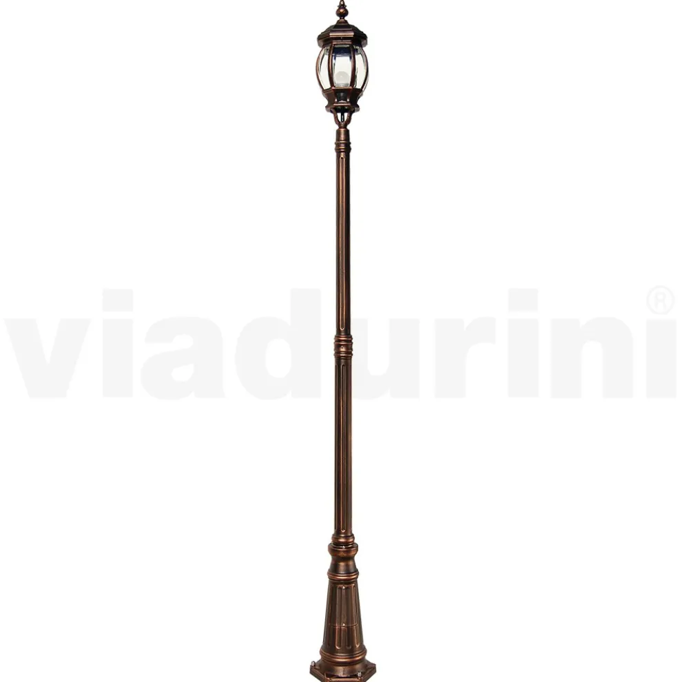 Lampe im Vintage-Stil aus Aluminiumdruckguss, hergestellt in Italien – Leona