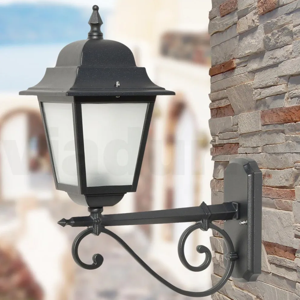 Lampe mit Struktur aus Aluminiumdruckguss und Glas Made in Italy - Scintilla