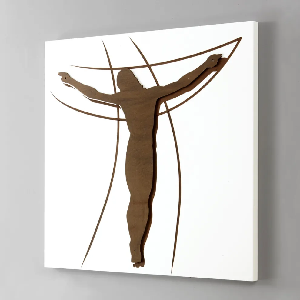 Lasergravierte Tafel mit Darstellung der Leidenschaft, hergestellt in Italien – Ersilia