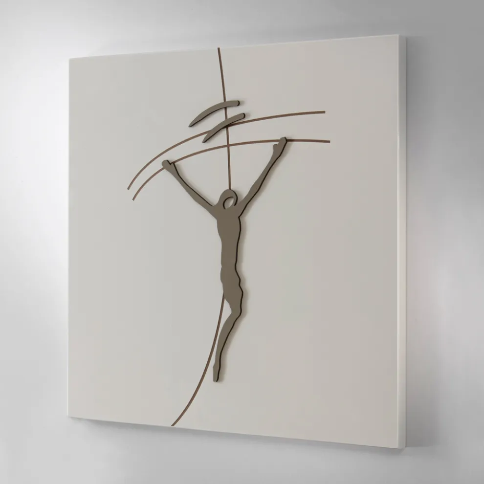 Lasergraviertes Bild mit der Darstellung des Messias, hergestellt in Italien – Ahmya