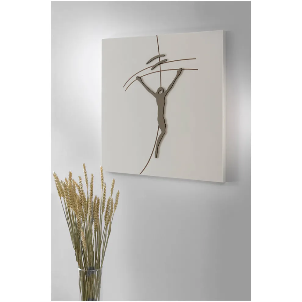 Lasergraviertes Bild mit der Darstellung des Messias, hergestellt in Italien – Ahmya