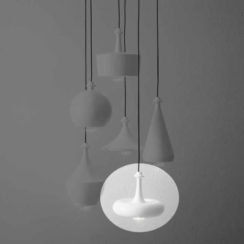 LED Hängeleuchte Made in Italy aus Keramik – Lustrini L4 Aldo Bernardi