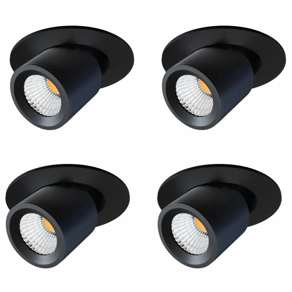 Led Projektor Verstellbare Deckenleuchte aus Aluminium 4 Stück - Etruskisch