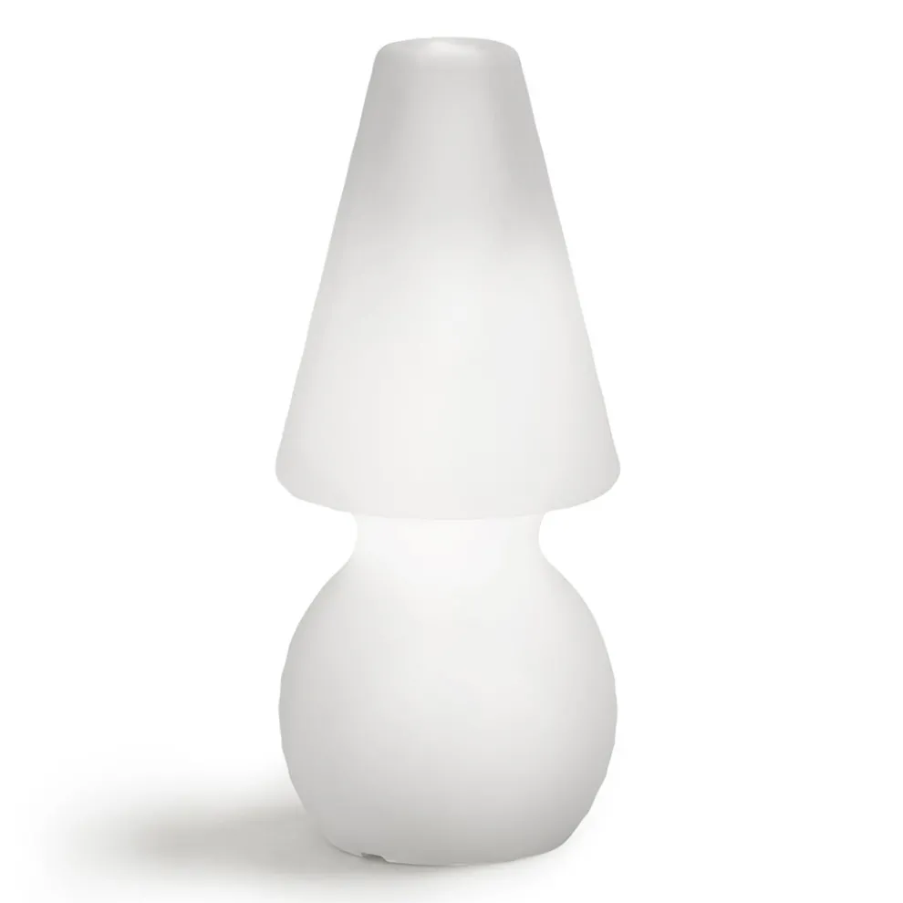 Led Stehlampe aus weißem Polyethylen Made in Italy - Alvarez