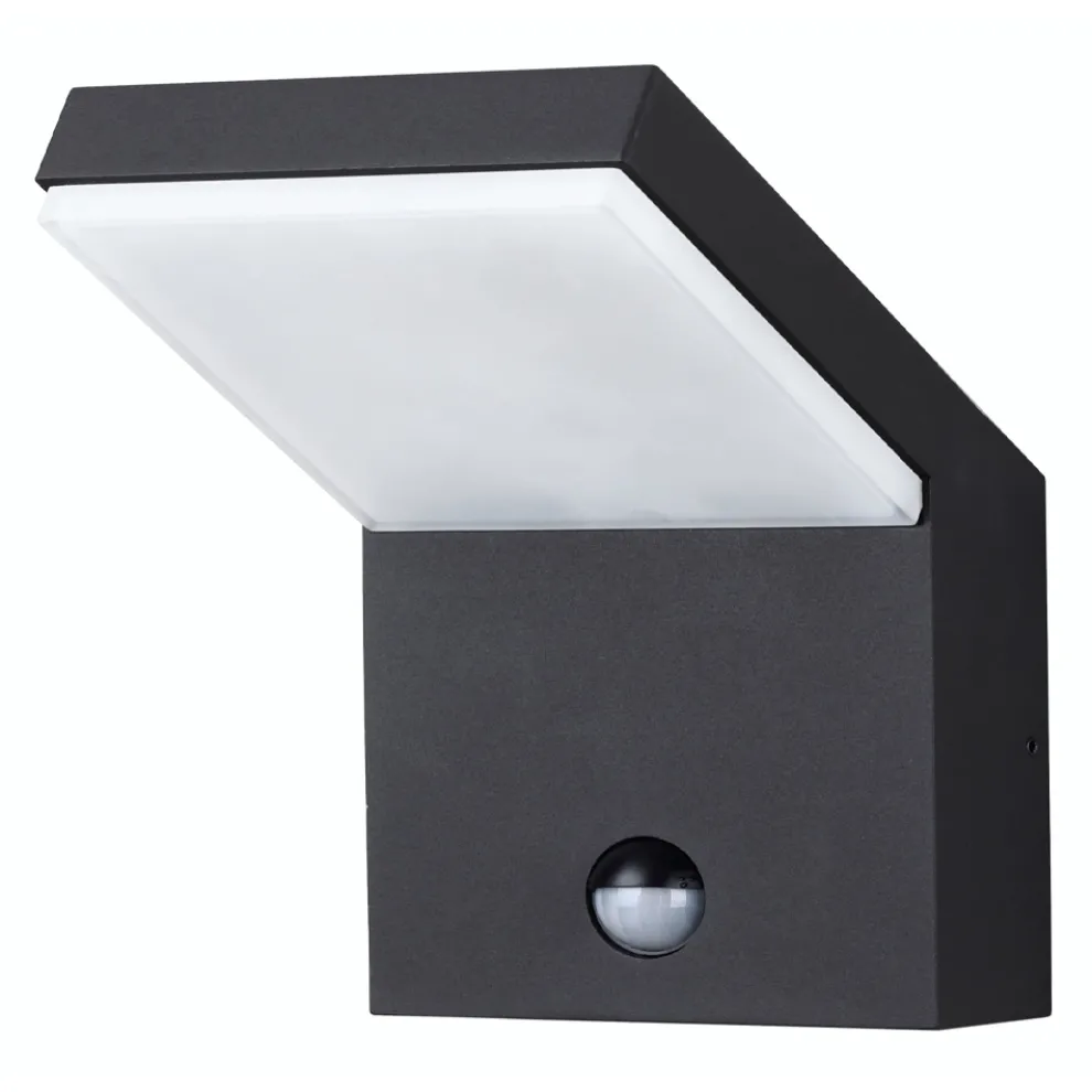 LED-Außenprojektor aus Aluminium mit Bewegungssensor - Nerea