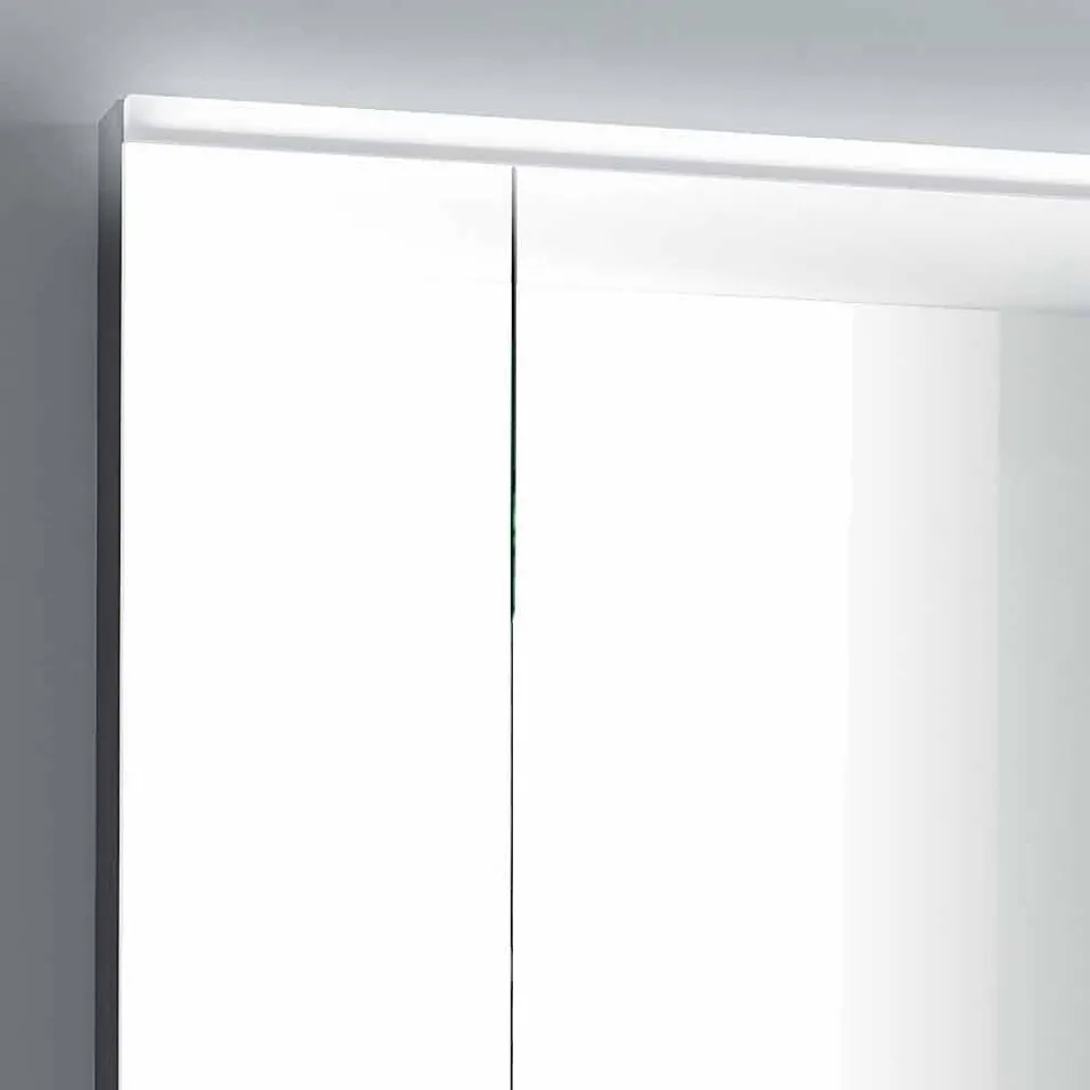 LED-Beleuchtungsspiegel mit 3 Türen, modernes Design, Carol