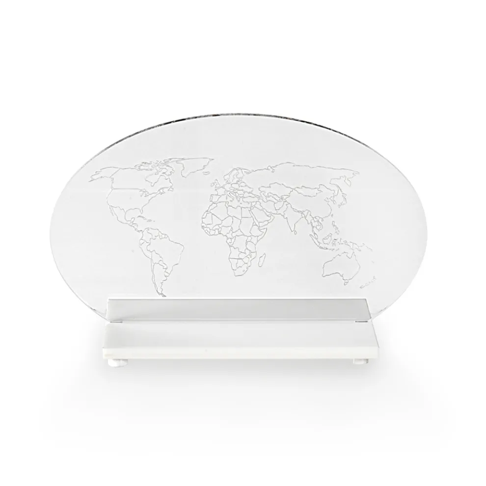 LED-betriebene Plexiglas-Tischlampe, hergestellt in Italien – Rapunzel