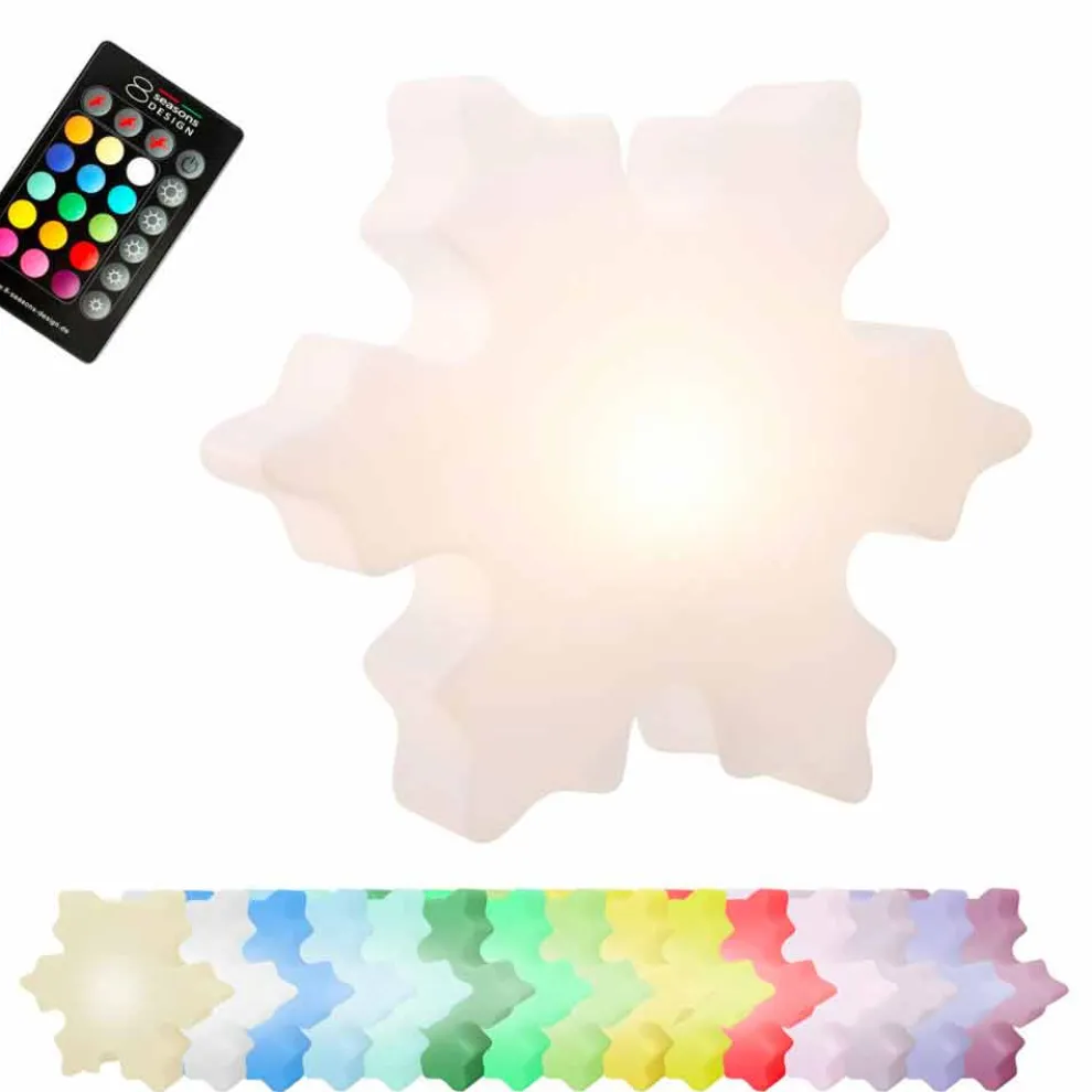 LED-Lampe, Solar oder E27 Kristall Design für drinnen oder draußen - Nevestar