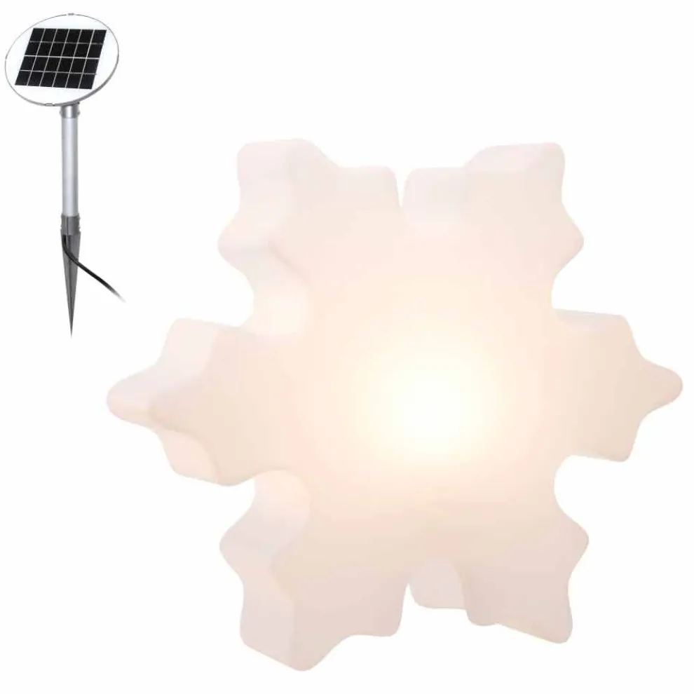 LED-Lampe, Solar oder E27 Kristall Design für drinnen oder draußen - Nevestar