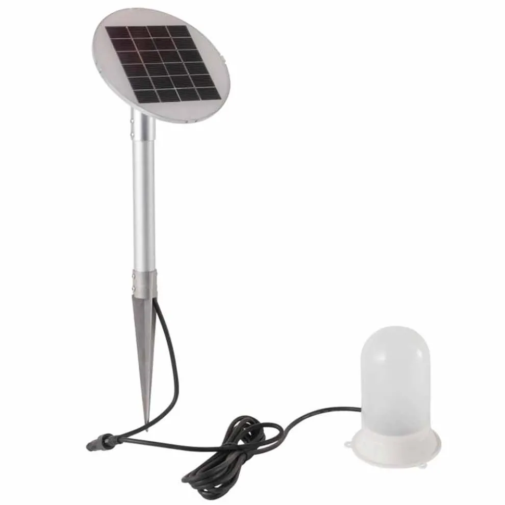 LED-Lampe, Solar oder E27 Kristall Design für drinnen oder draußen - Nevestar
