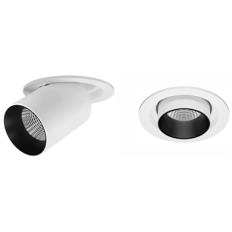 LED-Projektor verstellbare Deckenleuchte für den Innenbereich aus Aluminium - Etruskisch