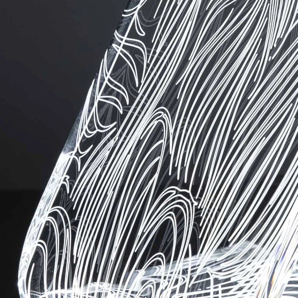 LED-Stehlampe, Acrylkristall-Laserdekoration – Possett