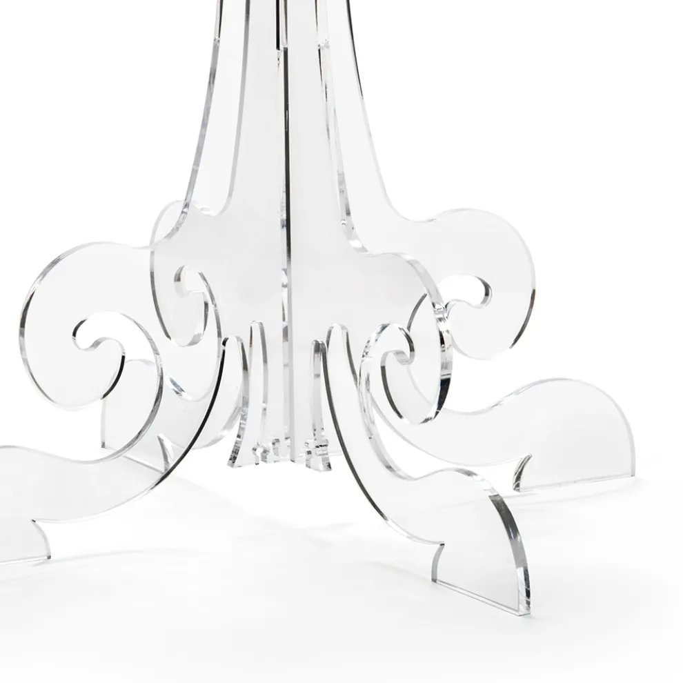 LED-Tischlampe aus transparentem Plexiglas Made in Italy - Odette