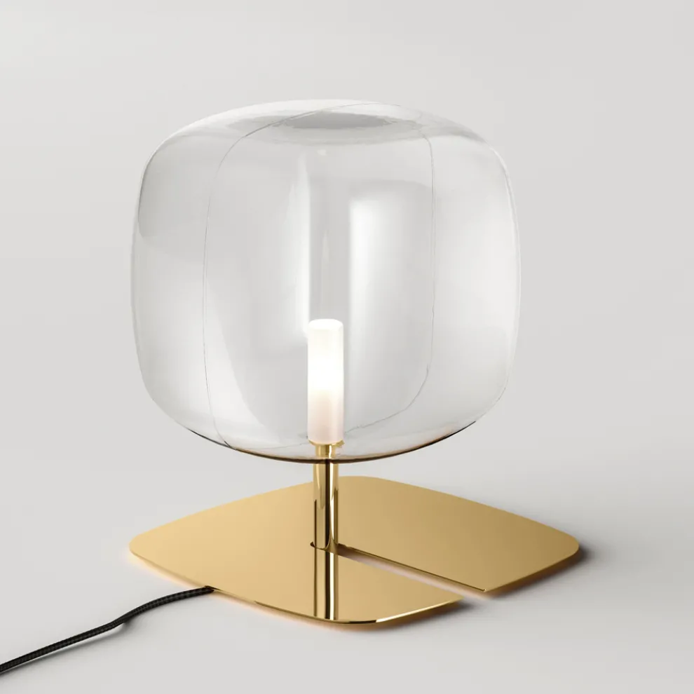 LED-Tischlampe mit Metallstruktur Made in Italy - Donatina