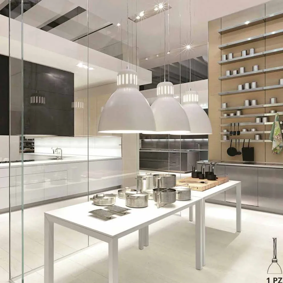 Leucos The Great JJ Moderne Hängeleuchte aus Aluminium