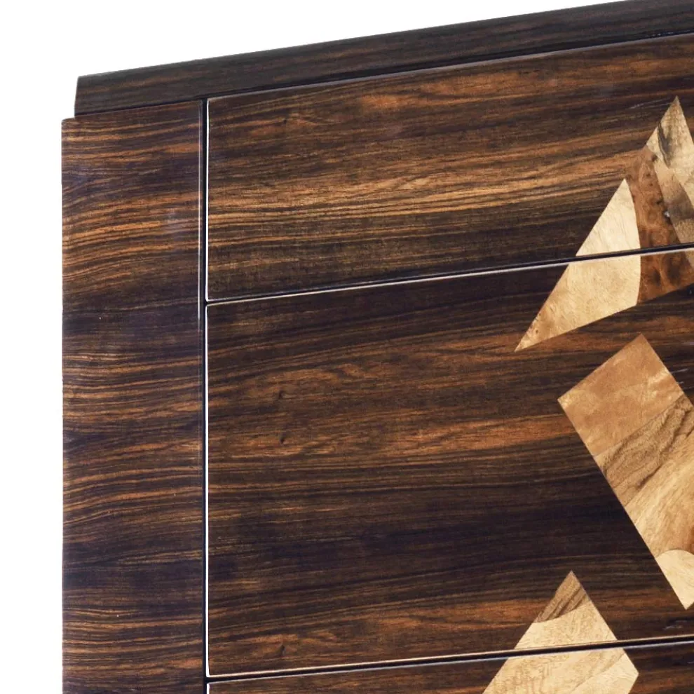 Design kleiner Schrank aus Ebenholz Grilli Zarafa made in Italy