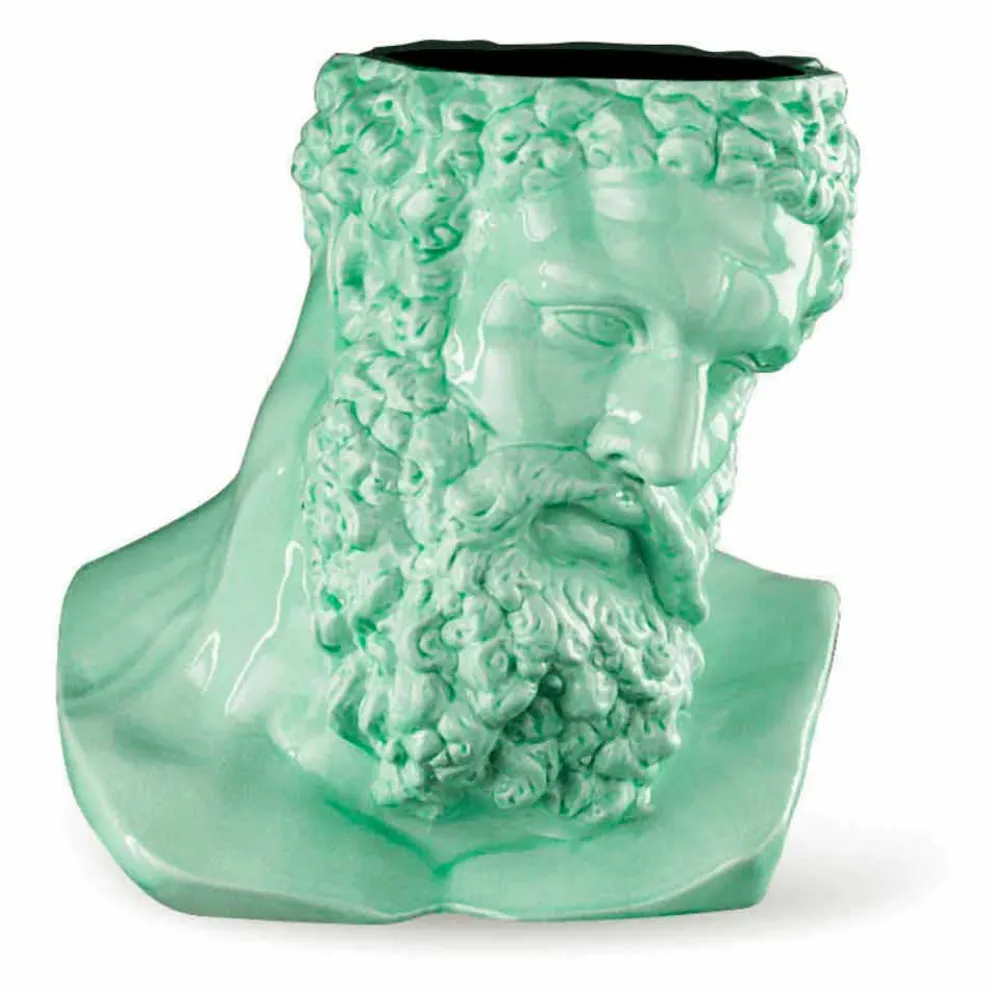 Handgemachte dekorative Vase aus farbiger Keramik Made in Italy - Maciste