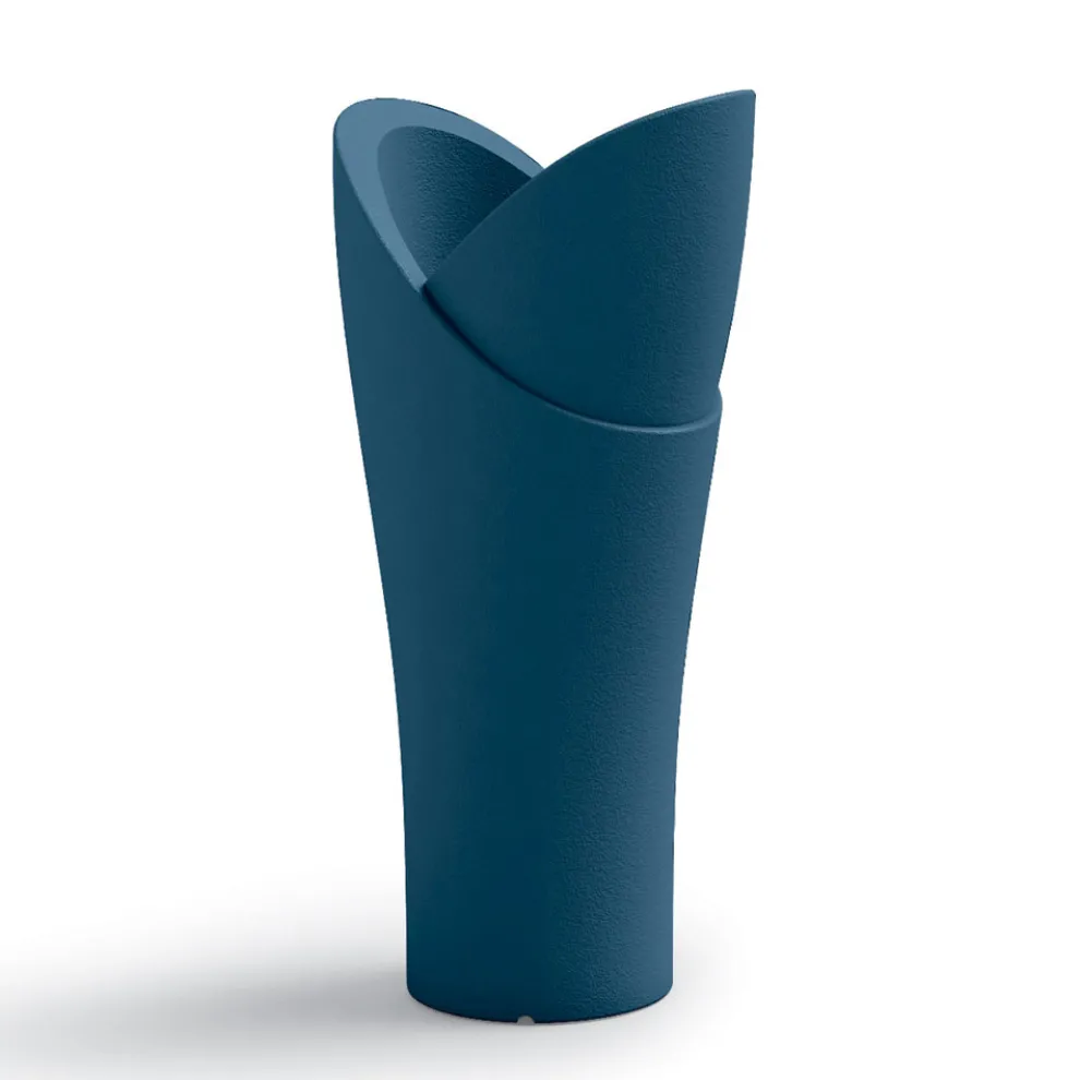 Dekorative Vase für den Innenbereich aus farbigem Polyethylen Made in Italy - Cervia