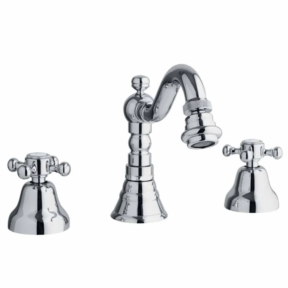 3-Loch-Bidetmischer in Messing Klassisches Design Made in Italy - Lisca