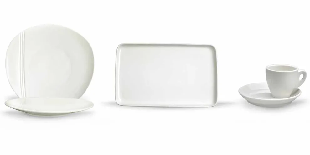 Moderne Porzellan Aperitif Gerichte Set 36 Stück - Nalah