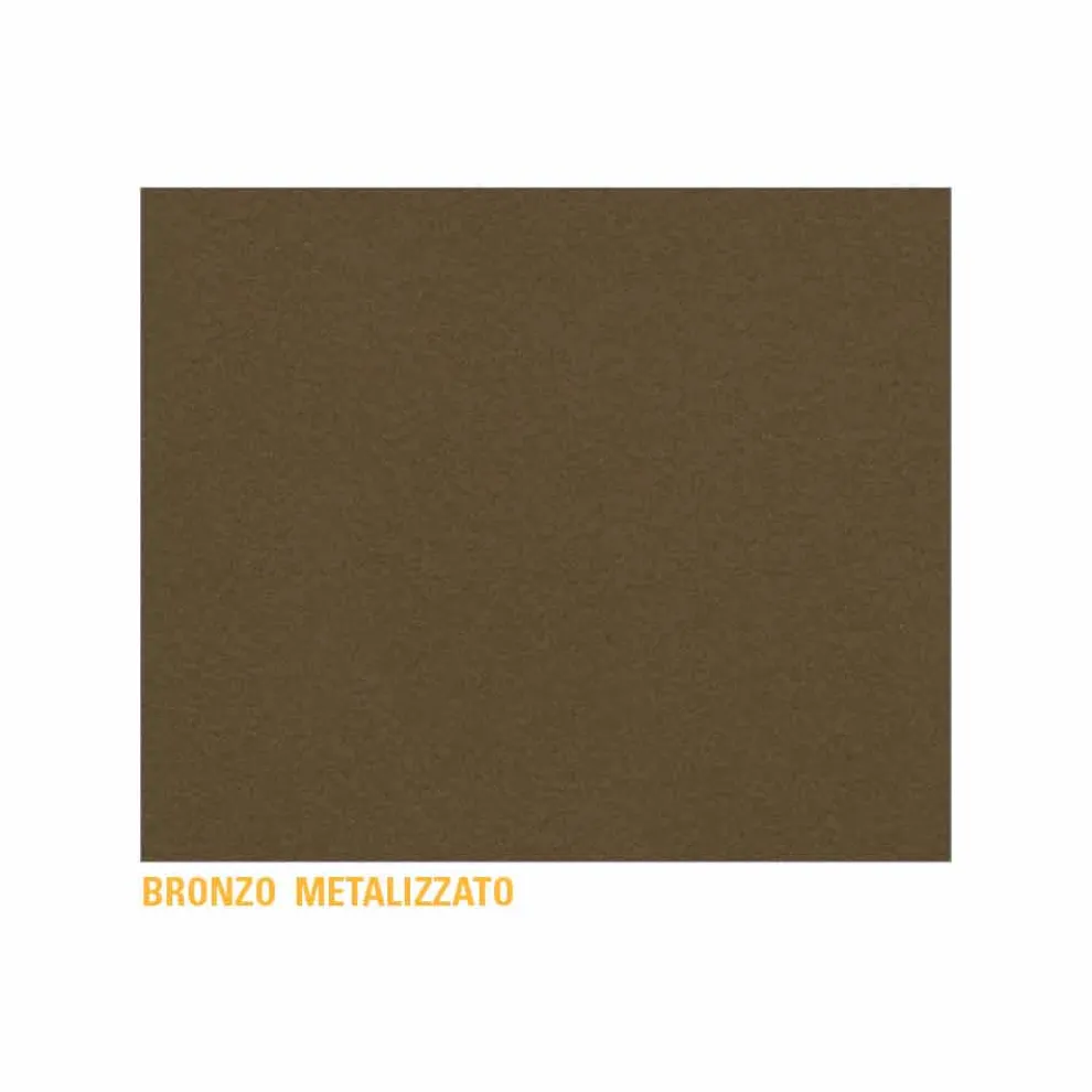 Luxus runder Couchtisch aus lackiertem Metall Made in Italy - Mina