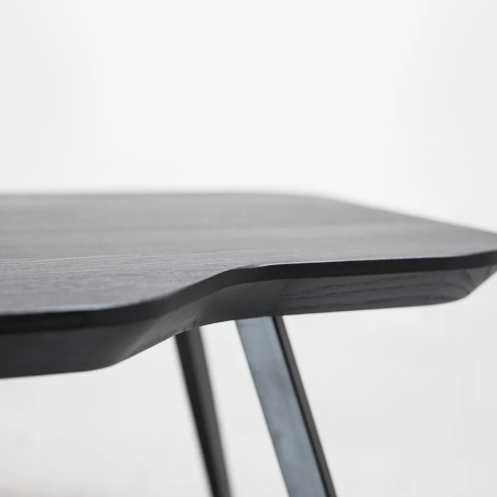 Luxus-Couchtisch mit massiver Eschenplatte Made in Italy - Ulma