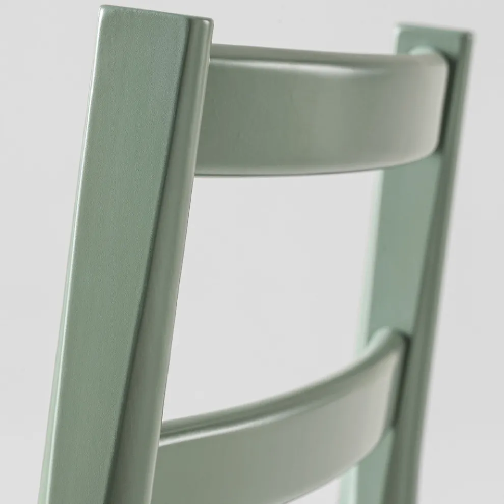 Luxushocker aus massiver Buche mit Sitz aus Stoff Made in Italy - Nora