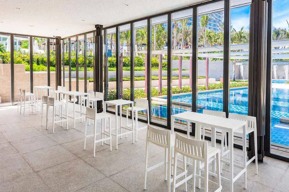 Gartenhocker Spritz von Vondom aus Polypropylen mit Glasfaser, 4 Stück