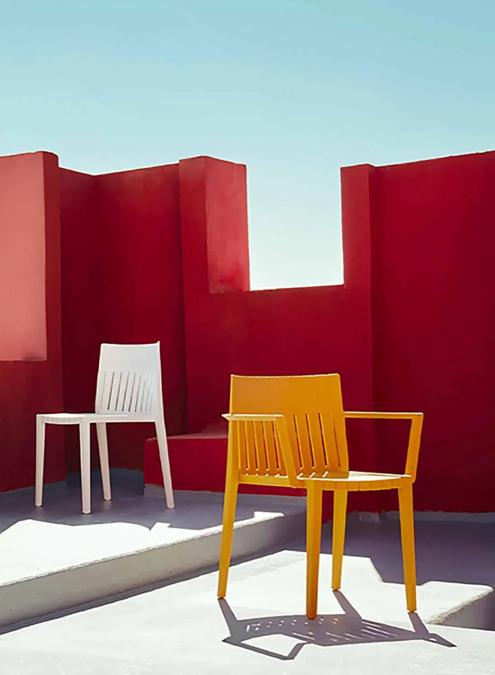 Armchair Spritz Kollektion von Vondom, Polypropylen mit Glasfaser, 4 Stück