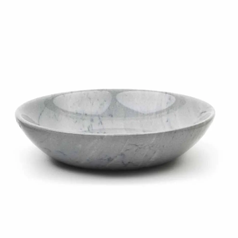 Moderne runde Platte aus Marmor Verschiedene Farben Made in Italy - Pin