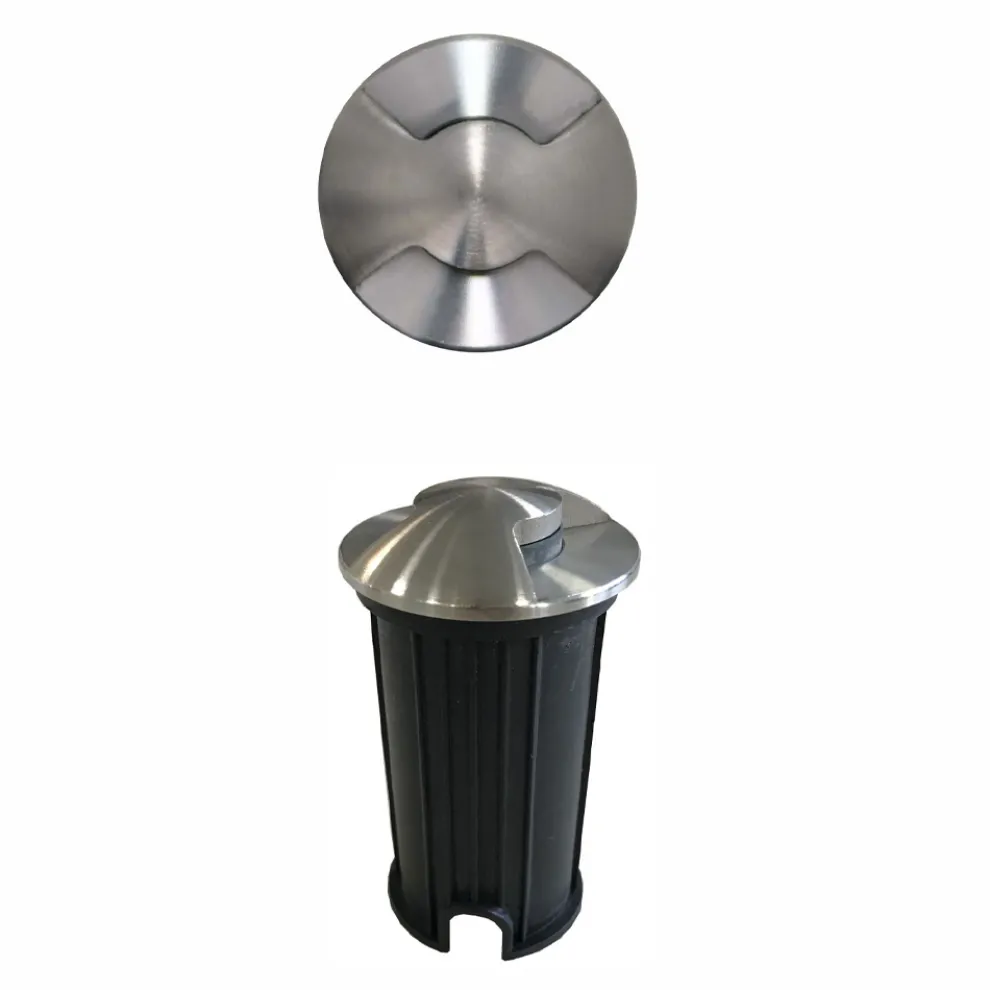 Marker Outdoor LED Einbaustrahler aus Edelstahl 4 Stück - Rhombus