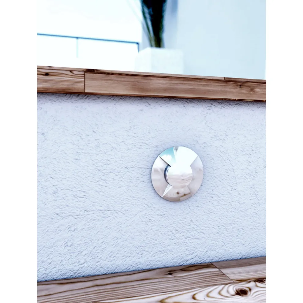 Marker Outdoor LED Einbaustrahler aus Edelstahl 4 Stück - Rhombus