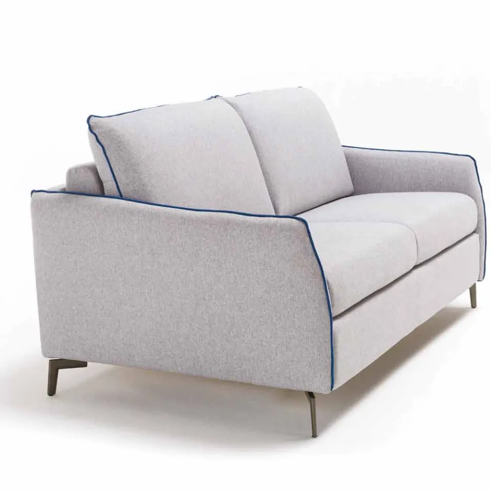 Maxi 2-Sitzer Sofa L 165cm Kunstleder / Stoff made in Italy Erica