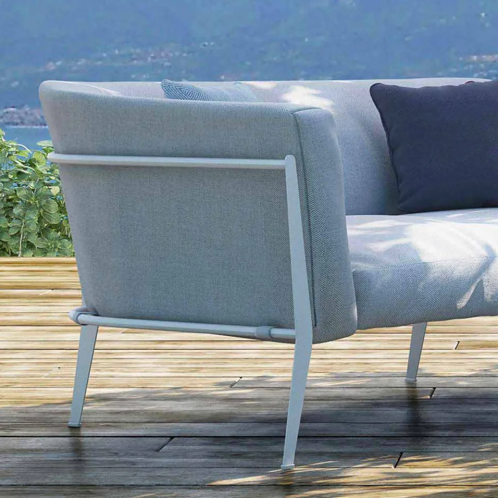 Modernes Sofa für herausnehmbares Design im Außen- oder Innenbereich Made in Italy - Carmine