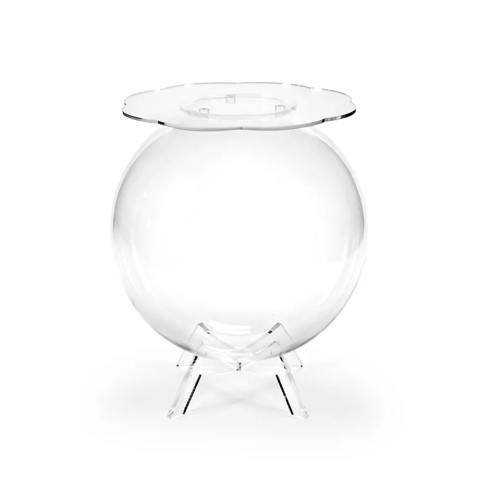 Mehrzweck-Containertisch aus transparentem Plexiglas, hergestellt in Italien – Scar