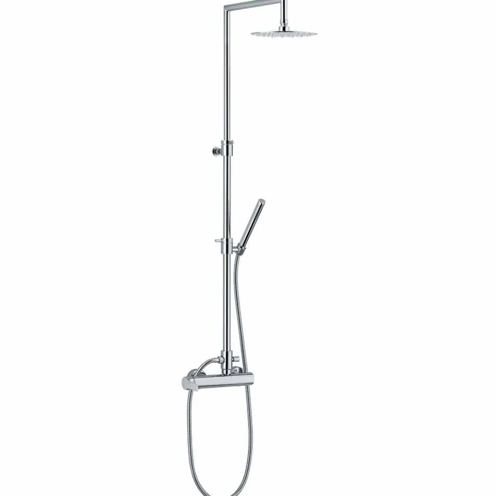 Messing-Duschsäule mit Duschkopf und ABS-Dusche Made in Italy - Padula