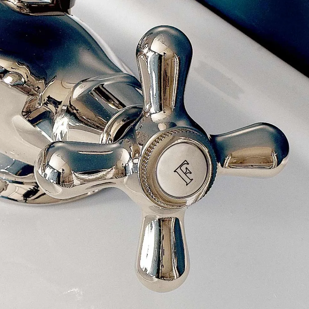 Messing-Einloch-Wasserhahn für Bidet mit Ablauf im klassischen Stil - Ercolina