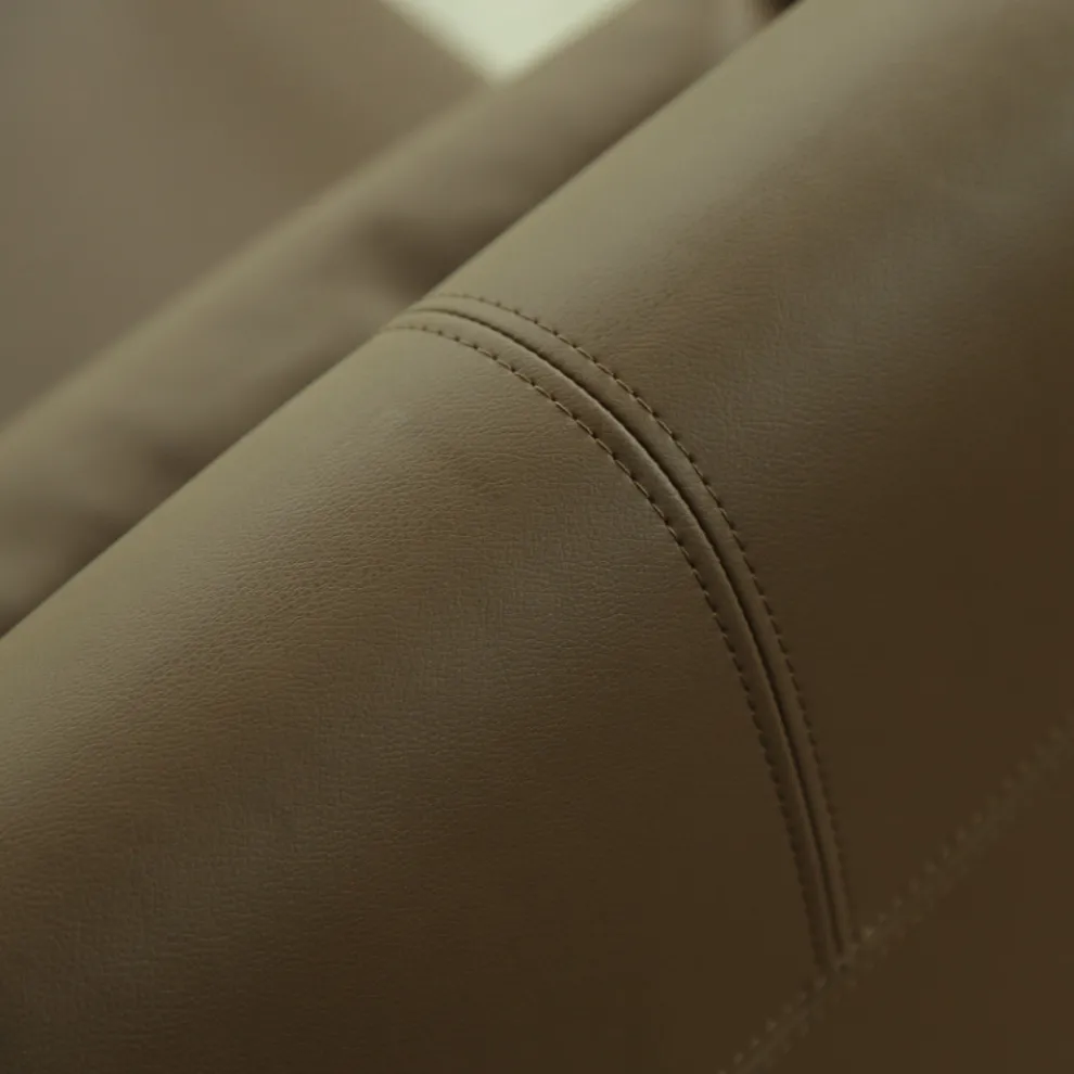 Metallsessel und Sitz aus Kunstleder, hergestellt in Italien – Minze