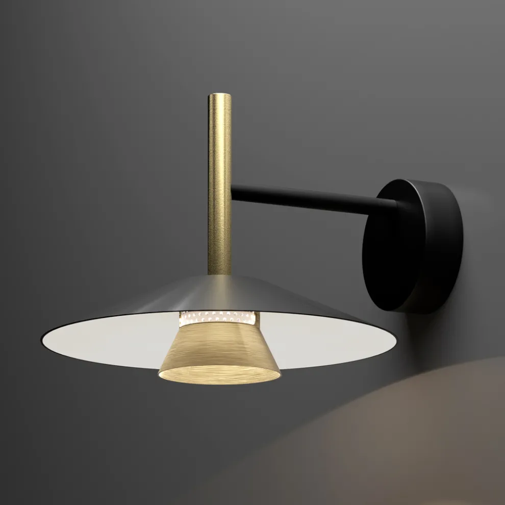 Metallwandleuchten in verschiedenen Ausführungen Made in Italy - Mira