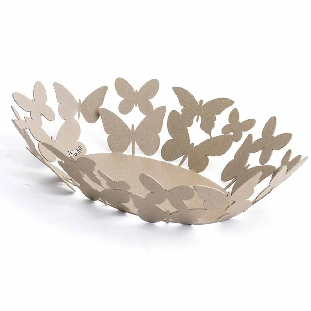 Modernes ovales Herzstück aus Edeleisen, handgefertigt in Italien - Leiden