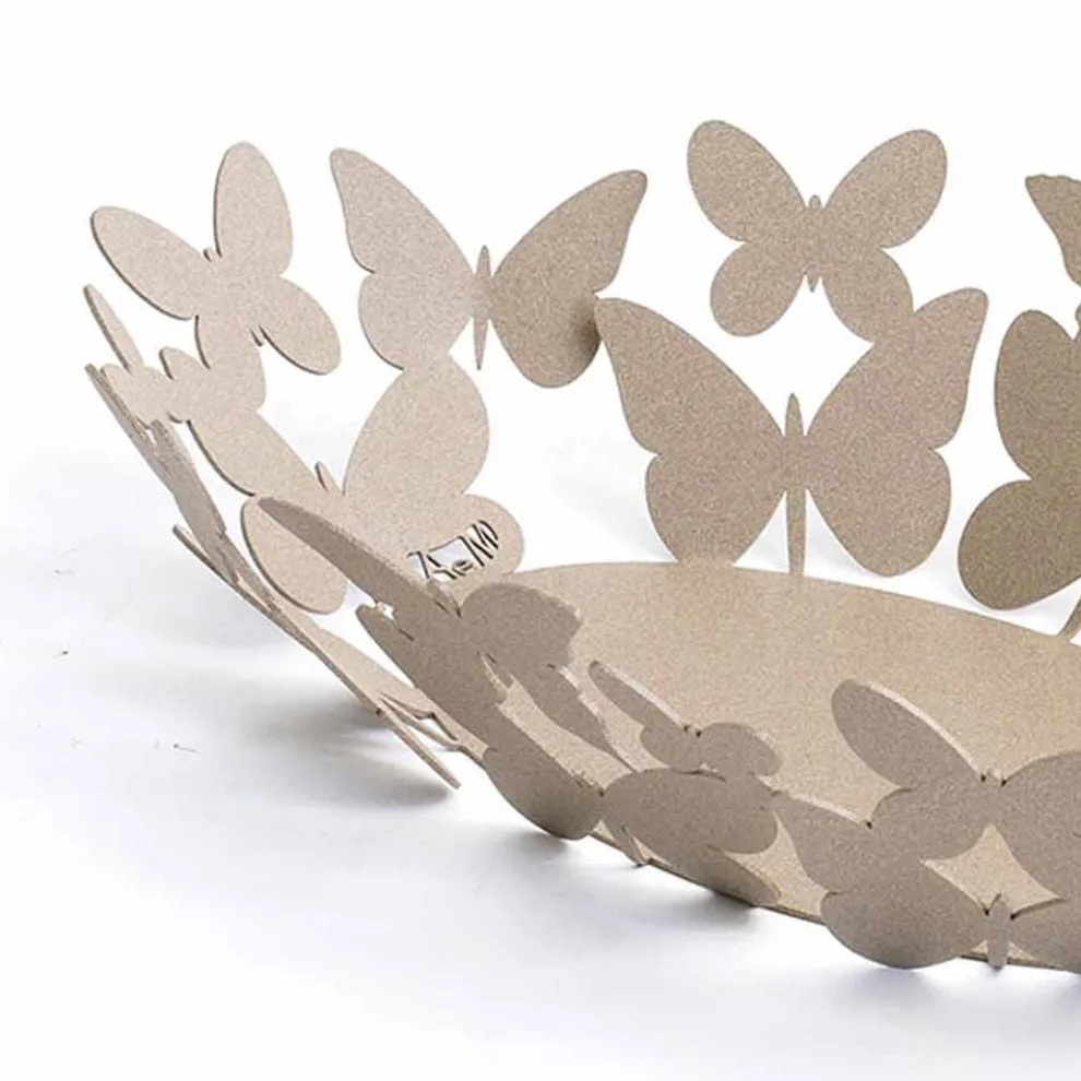 Modernes ovales Herzstück aus Edeleisen, handgefertigt in Italien - Leiden