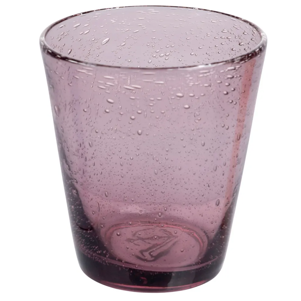 Set mit 12 Gläsern 330 ml aus farbiger geblasener Glaspaste - Spilla