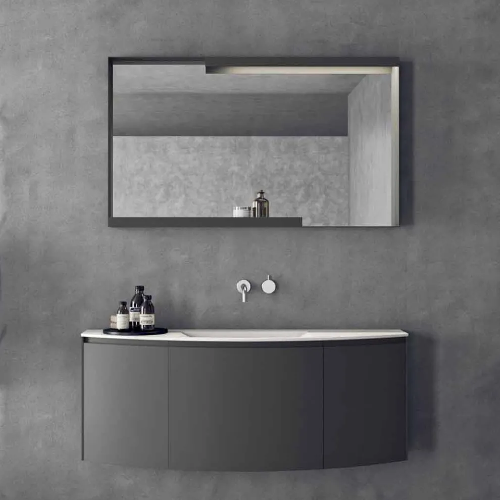 Modern Design Hängende Badezimmermöbel Zusammensetzung - Callisi3