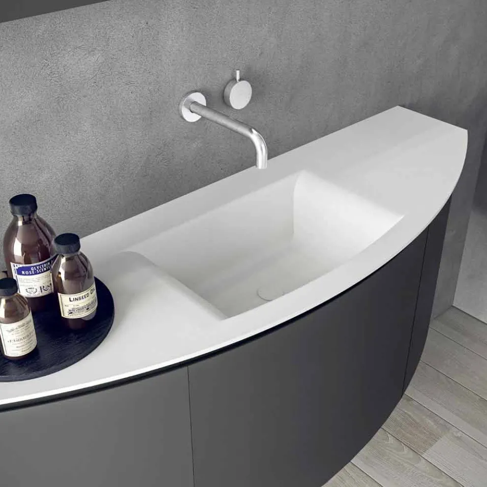 Modern Design Hängende Badezimmermöbel Zusammensetzung - Callisi3