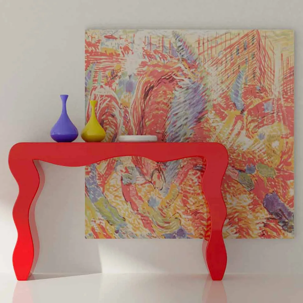 Moderne Designkonsole made in Italy, Wow