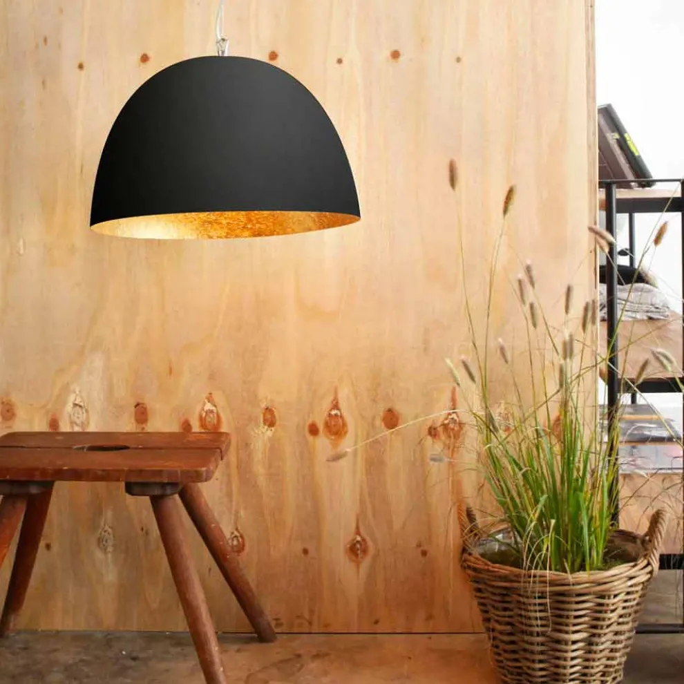 Moderne Design-Kronleuchter In-es.artdesign H2o aus farbigem Nebulite