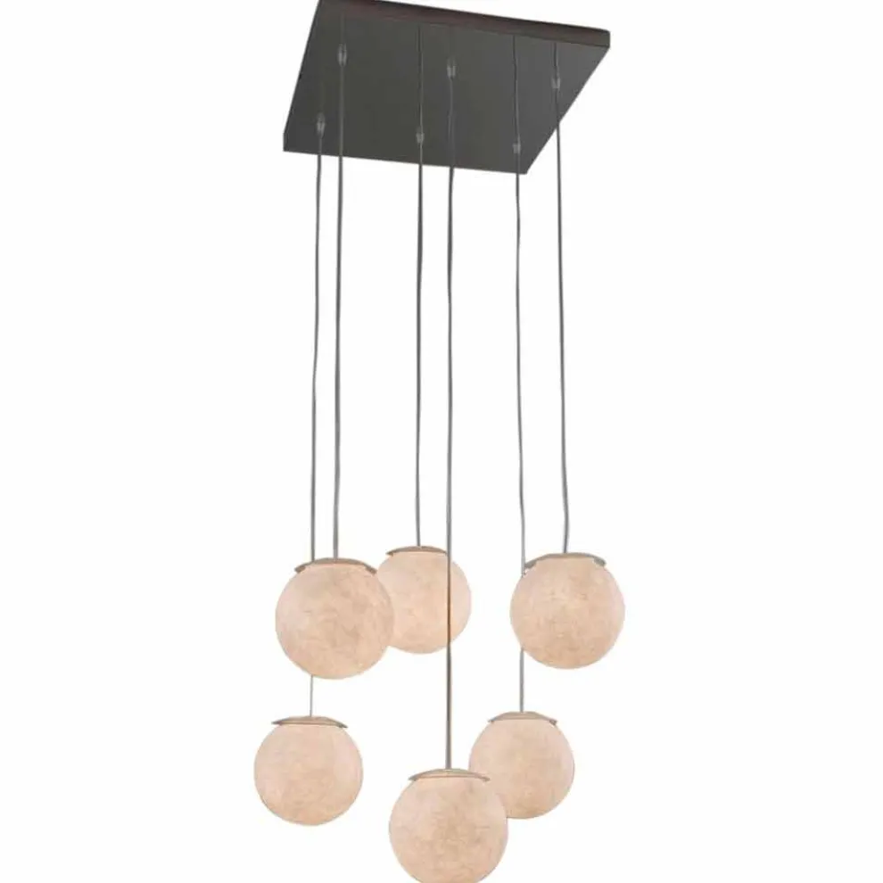 Moderne Design-Lüster In-es.artdesign Sei Lune aus Nebulit