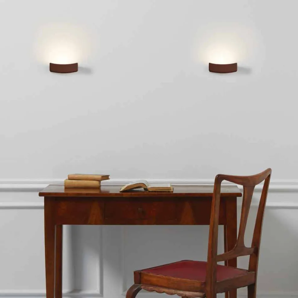 Moderne Design-Wandleuchte aus Stahl 13xH 3,5x Sp 10 cm Osea