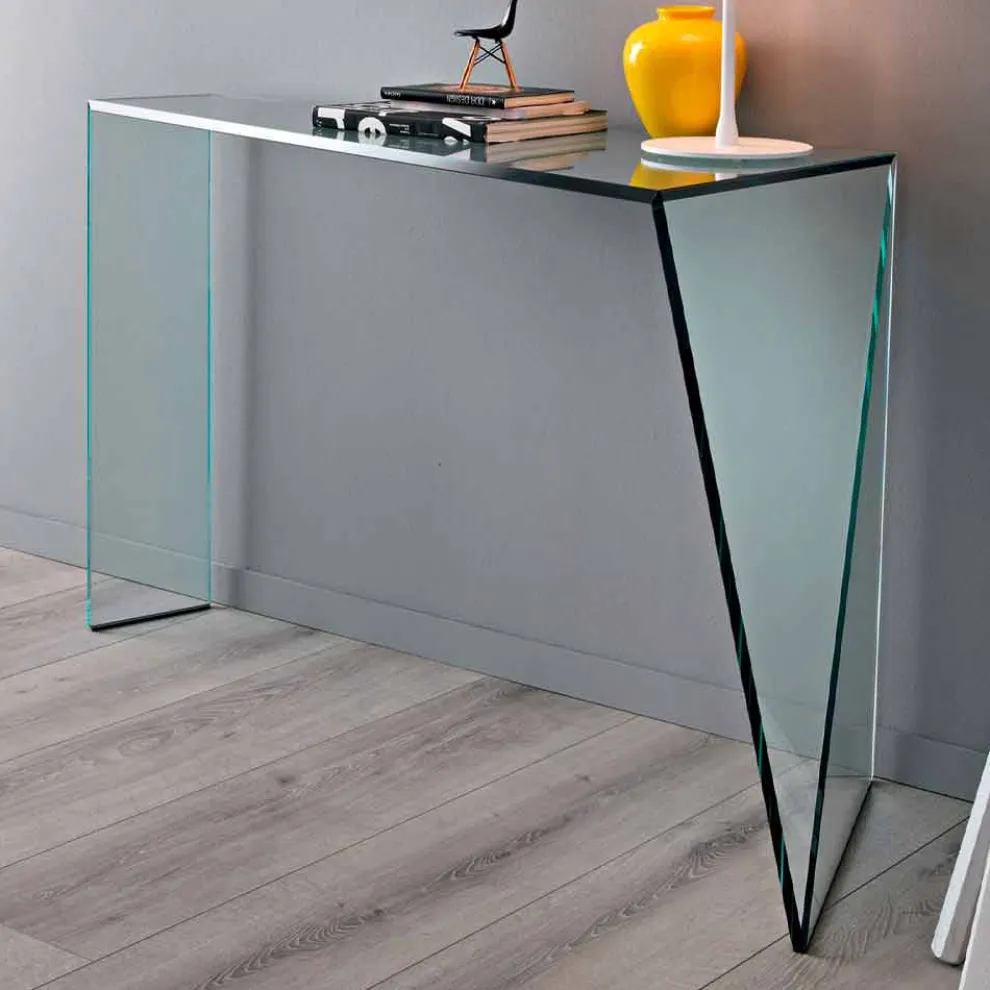 Moderne Eingangskollektion aus extraklarem Glas Made in Italy - Rosalia