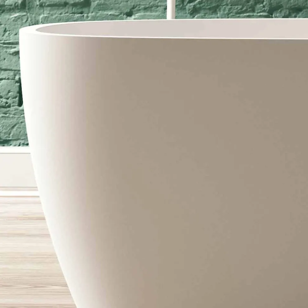moderne Freestanding Badewanne Solid Surface Design glänzend/ matt - Velo